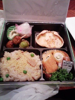 滝込みご飯弁当(洋風)